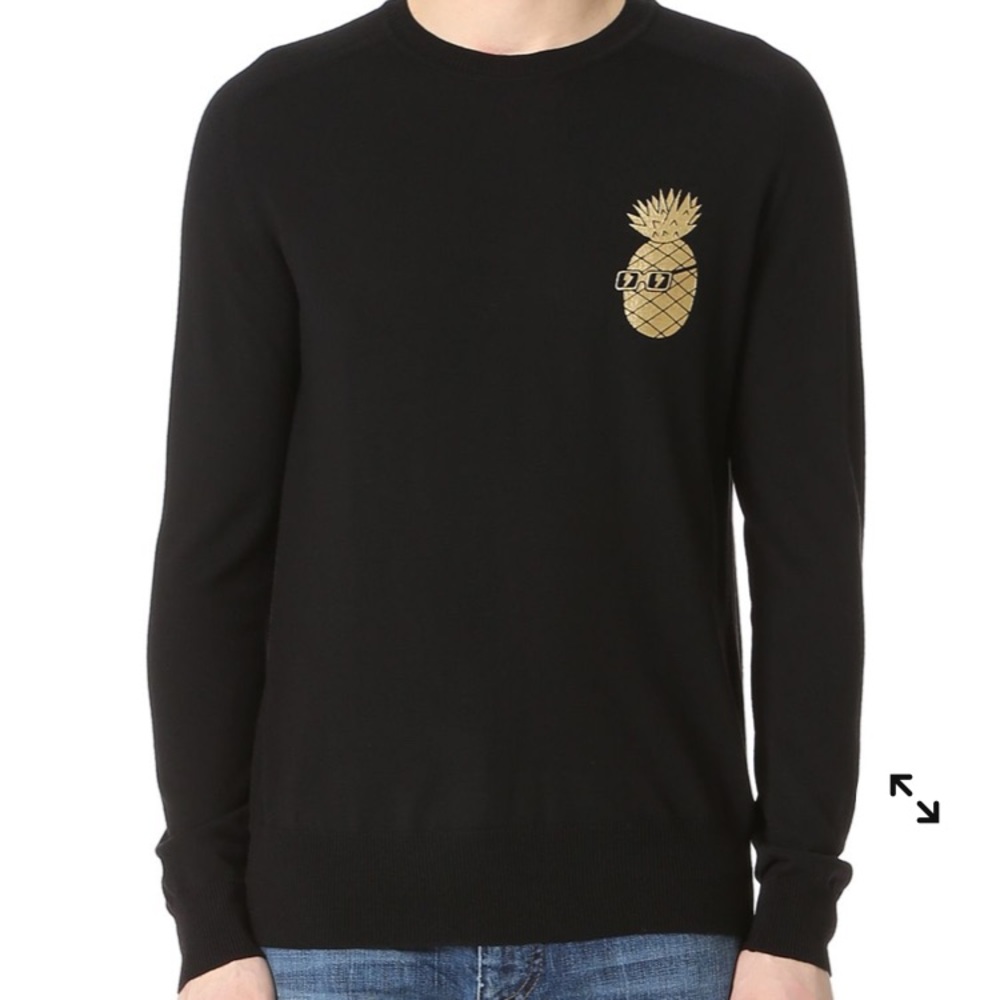 NWOT Marc Jacobs Pineapple Pal Sweater- Black